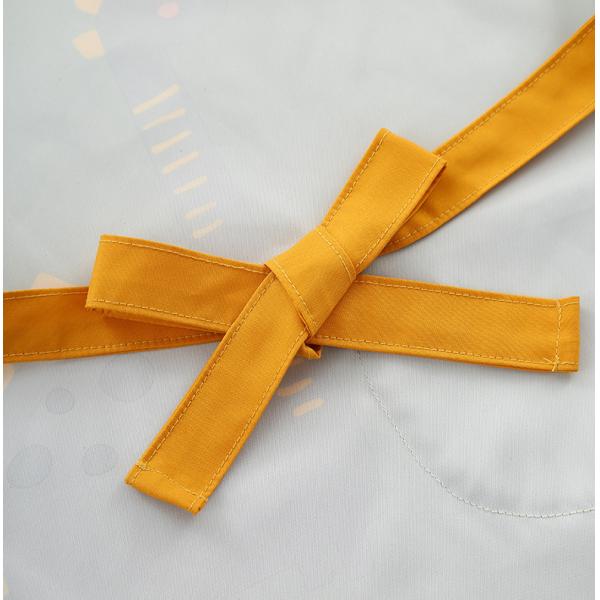 Uniform Bulk Cute WaterProof PU Nursing Children Kids Painting Apron With Sleeves