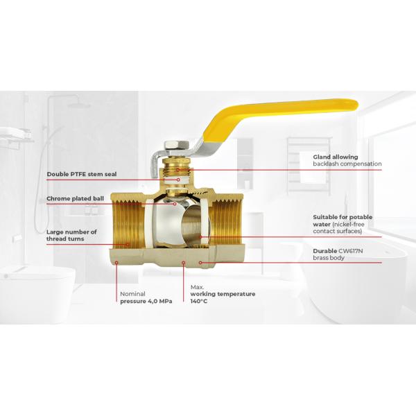 OEM Npt 1/2 дюйма Cw617n латунный газовый шаровой клапан для кухонных труб Газовой трубной системы с Pex Al Pex 16