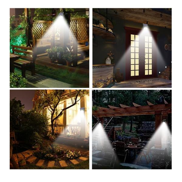 Outdoor Waterproof Motion Sensor Solar Garden Lights 3000k
