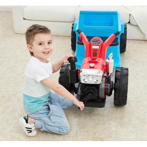 2022 12v Electric Kids Ride On Car avec une batterie de jouet de tracteur en plastique incluse