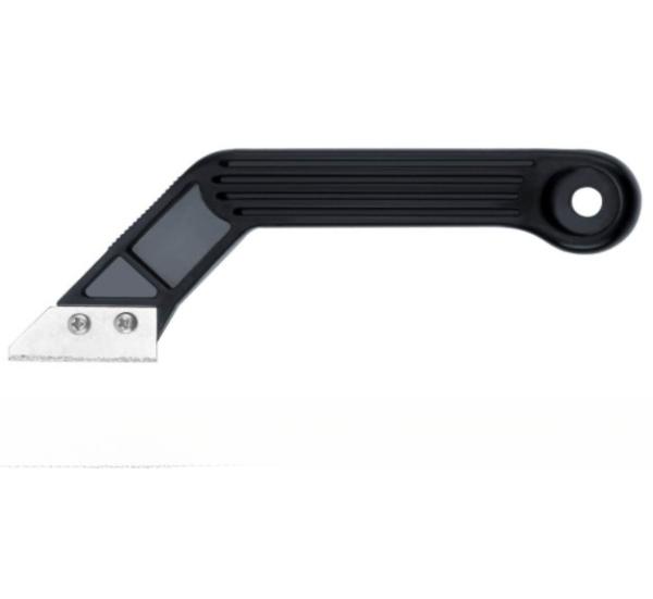 2 Pieces Tile Grout Saw Angled Grout Saw with 4 Pieces Extra Blades Replacement for Tile Cleaning