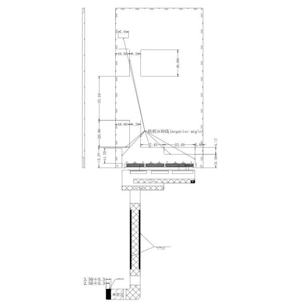 MIPI взаимодействуют 5 портрет дюйма TFT LCD HD 720x1280 с модулем CTP LCD