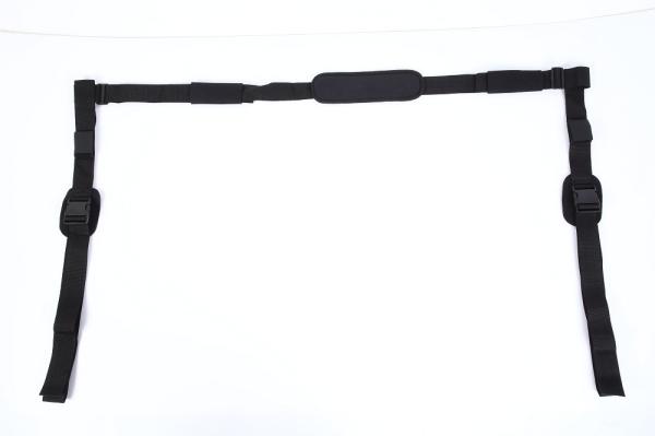 Cor preta material de nylon levando ajustável dos acessórios do barco do caiaque da correia para a prancha do caiaque