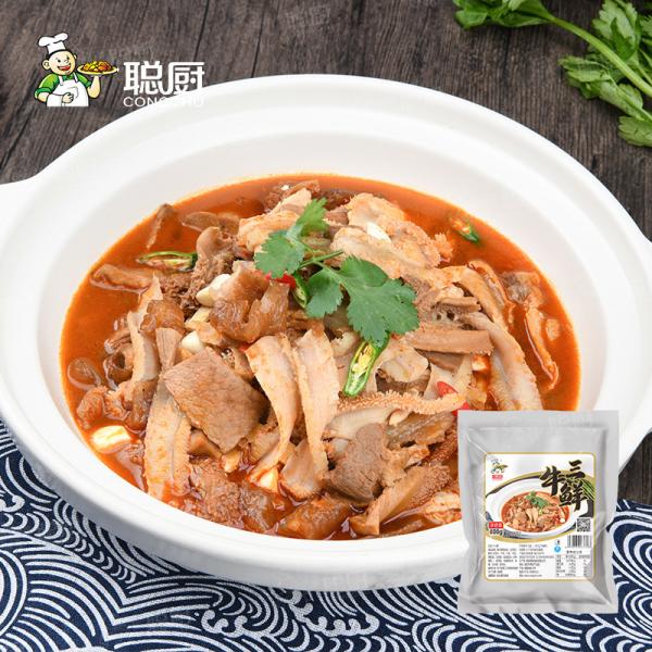 Congchu Restaurant Prepared Meals 280g Braised Beef Offal With Soy Sauce