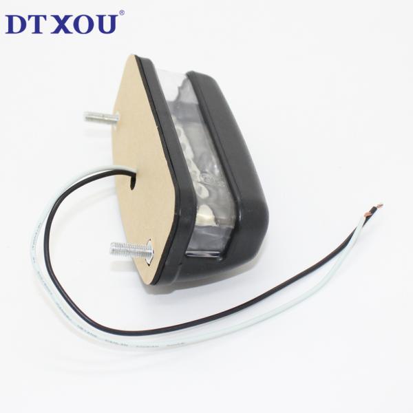 2023 LED Trailer Truck Motorcycle License Plate Light with 6 F5 Chips and PC Lens