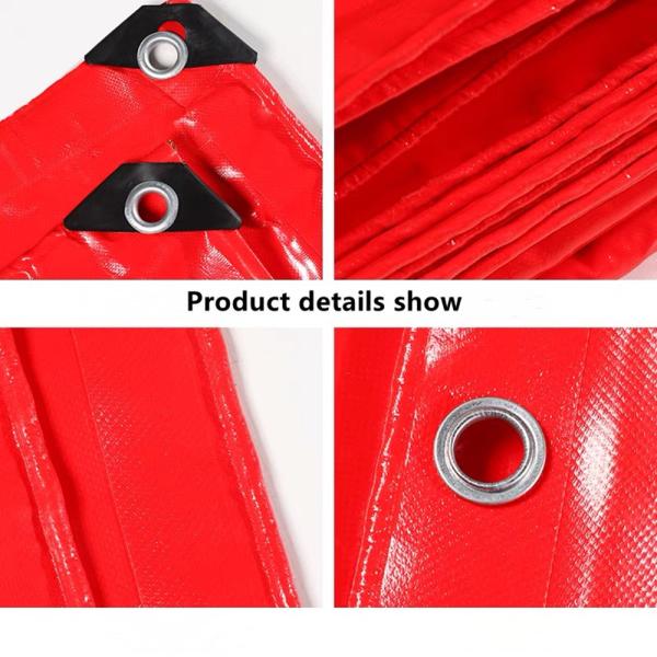 18 унций ПВХ виниловой брезент ПВХ снегоочиститель брезент с ремнями для строительства