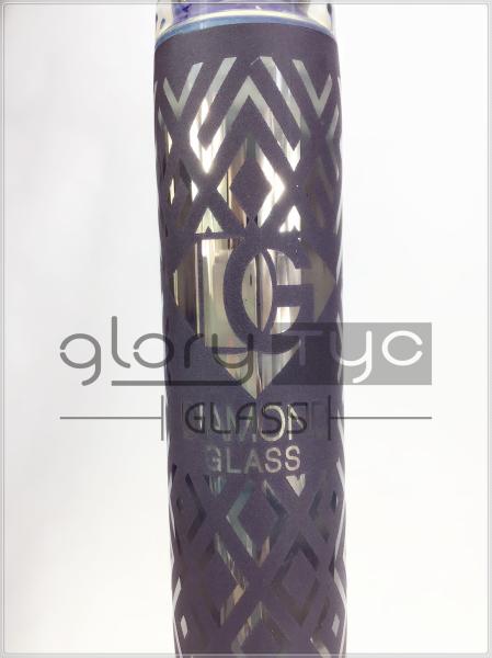 A água de fumo do vidro do cachimbo de água 19mm conduz a taça de vidro de 18 polegadas Bong