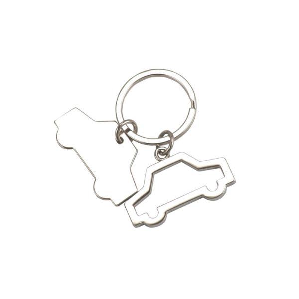 УЛЬТРАФИОЛЕТОВЫЙ печатая подарок рекламы толщины автомобиля 3mm держателя металла ключевой цепной