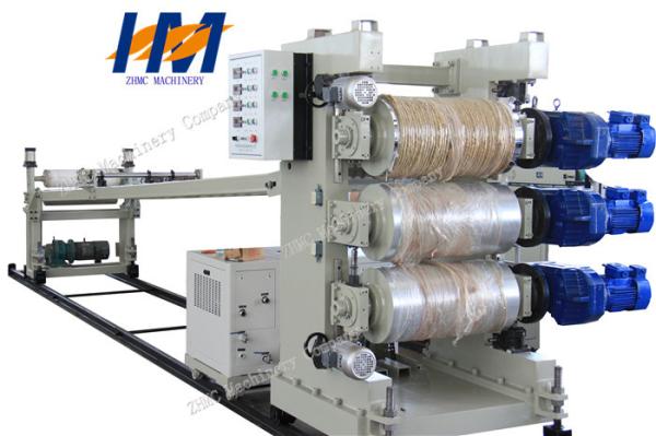 PVC Flooring Plastic Sheet Extrusion Line , 2000kg PVC Sheet Production Line