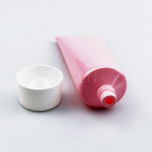 Transparent Clear Plastic Cosmetic Tube Packaging Cream With Screw Up Cap