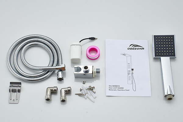 ROVATE Intelligent Bathroom Shower Panels 500000 Times Opening Cartridge Lifetime