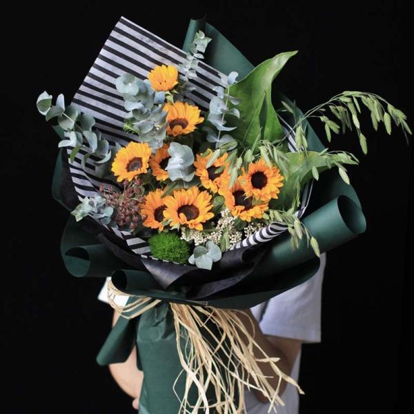 Recyclable золотой лист упаковочной бумаги серебряной свадьбы