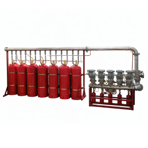 Centralized FM200 Fire Pipe Network - High Efficiency Gas Suppression System Solution
