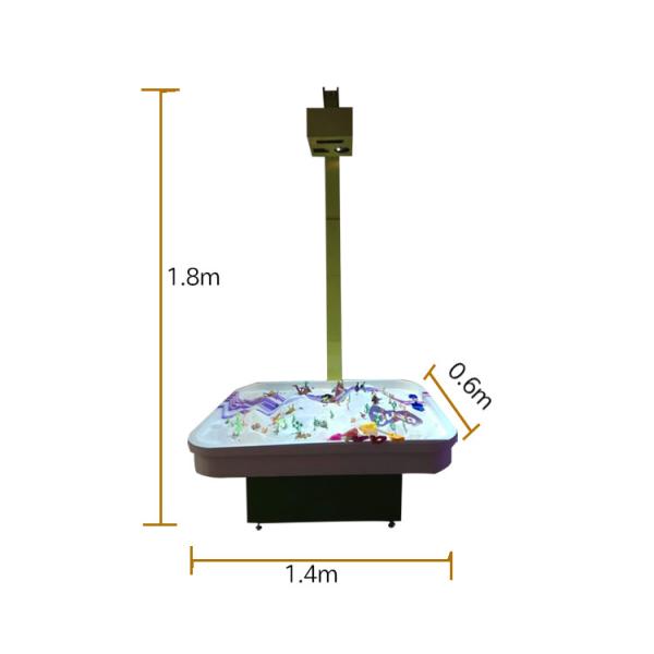 Sandbox Interactive Projector Games Sand Table For Children Simulation Scene Model