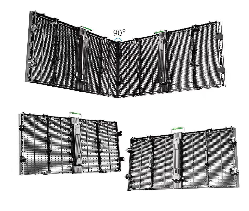 High Transparency LED Display Screen 1000x500mm IP65 Waterproof