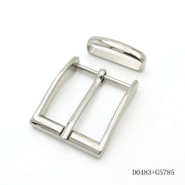 Nickel Plated Metal Belt Loop Luxury Belt Loop Accessories Silver Gold