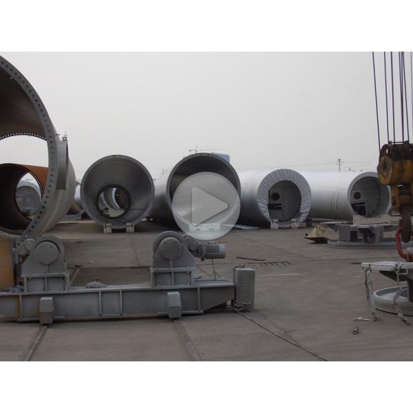 Large 200T Pipe Welding Rotator PU Wheel ,Wind Tower Tank Turning Welding Rollers