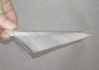 Nylon Fill Strip Metal Channel Strip Brushes Garage Door Brush 50cm Length