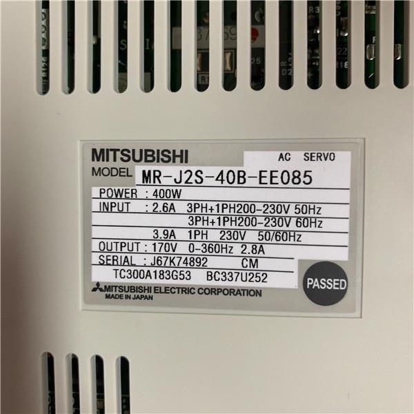 MR-J2S-40B-EE085 3PH Mitsubishi Servo Amplifier 2.6A 400W