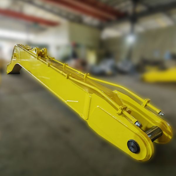 Long-Reach Excavator Arm with Heavy-Duty Stone Grab — Optimal Solution for River Embankment & Dam Works