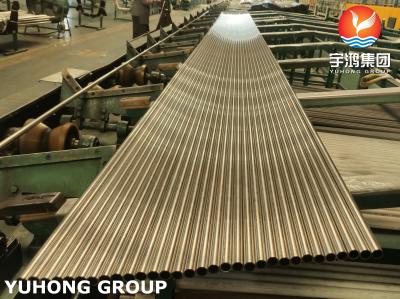 Copper Alloy ASTM B111 C71500 Heat Exchanger Tube In Heat Exchanger And Condenser