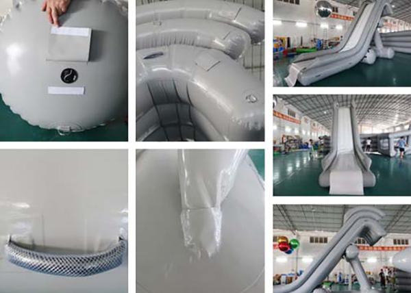 Customized Inflatable Water Sports, Inflatable Water Slide For Yacht Ship