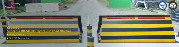 Bloqueador de carreteras de montaje superficial para la seguridad de protección del perímetro
