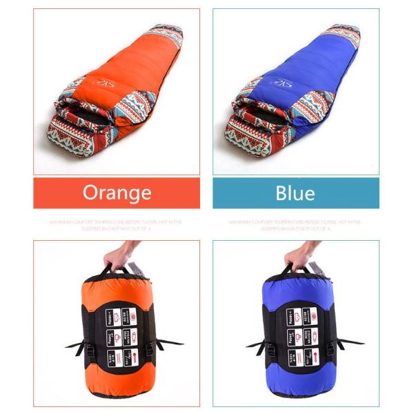 Wholesale Custom Adult Down-filled Sleeping Bag Outdoor Camping Sleeping Bag Warm Camping White Duck Down Sleeping Bag