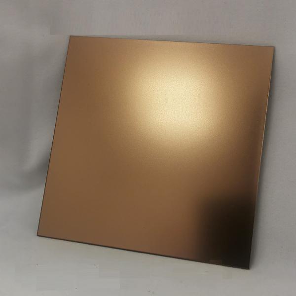 Hoja de acero inoxidable decorativa pulida con chorro de arena 0.55m m cuatro pies de estándar de ASTM