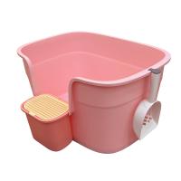 fournitures pour animaux de compagnie PP Produits de nettoyage en plastique pour animaux de compagnie Set Biodégradable Cat Litter Box