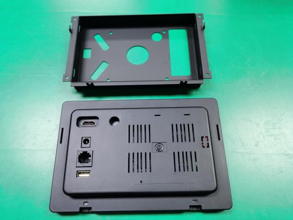 Black White Wall Flush Mount Android POE Tablet 7 No Button Touch Screen Serial Port Option