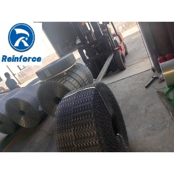 Anti Corrosion Six Lines Close Fitting Concrete Pipeline Reinforced Mesh