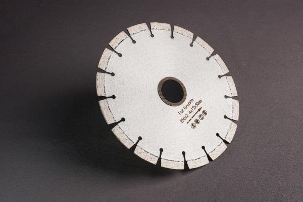 D105-D3500 mm Silver/Black Diamond Tools Granite Saw Blades for Different Diameters