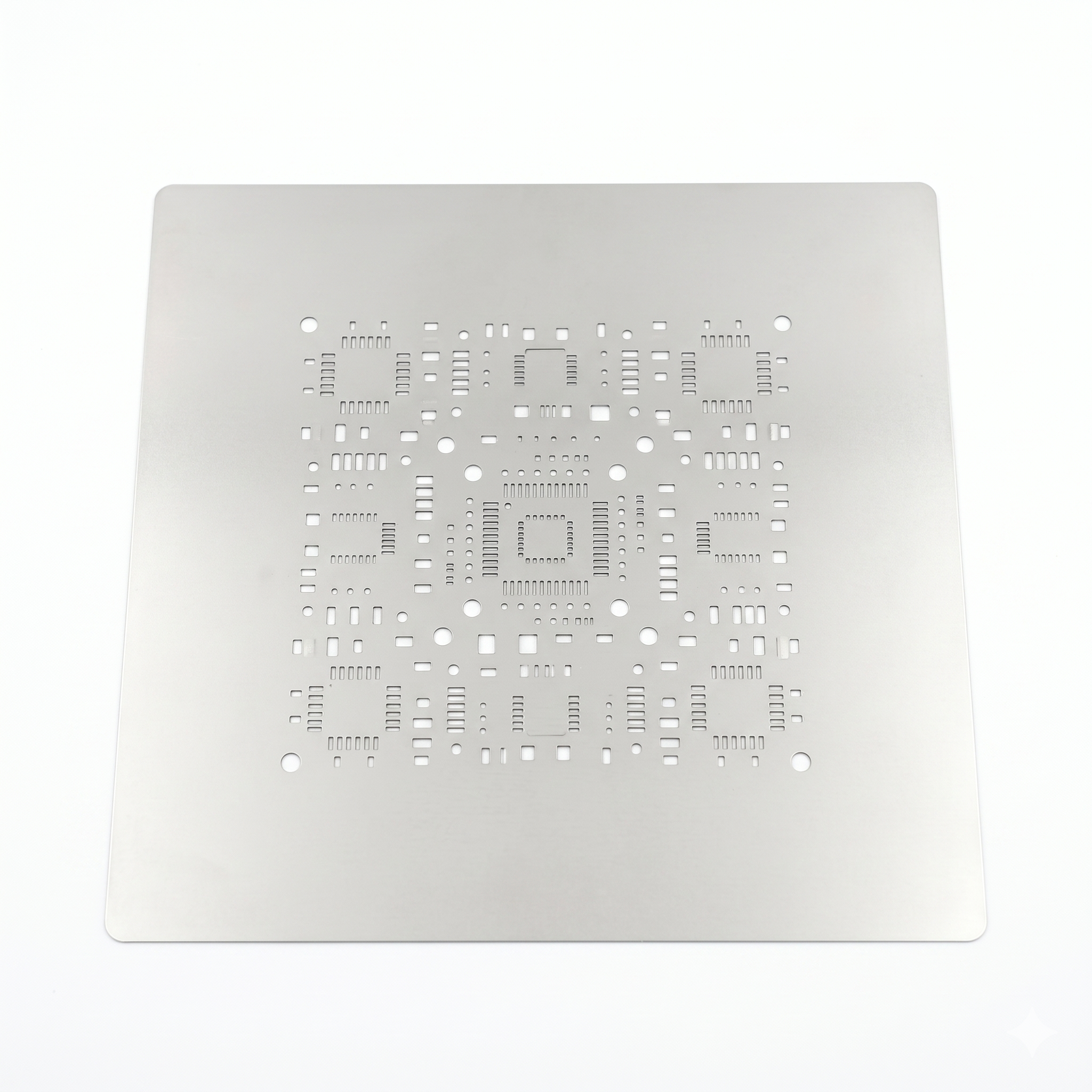 0.08mm 0.10mm 0.12mm SMT Stencil SMT Frameless Steel Sheet High Precision