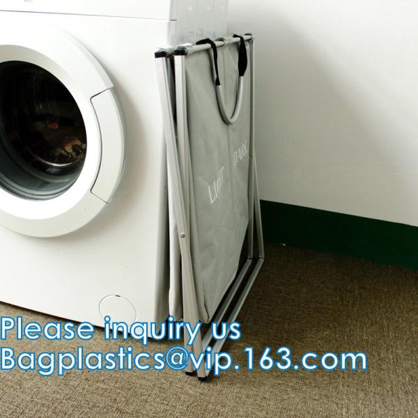 Laundry Bag, Foldable Laundry Sorter Basket, Multi Compartments, Bedroom Clothes Storage, Washing Basket