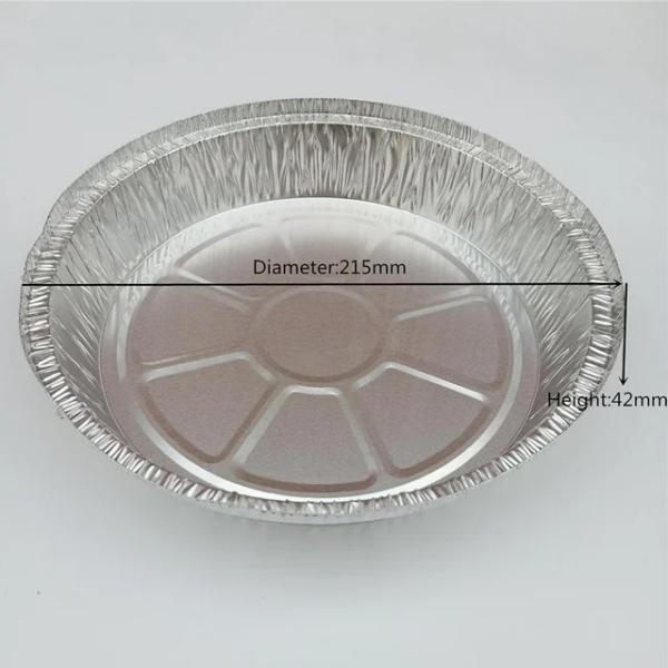 7 8 9 дюймов круглый алюминиевая фольга кастрюля для приготовления пищи серебряная фольга контейнер