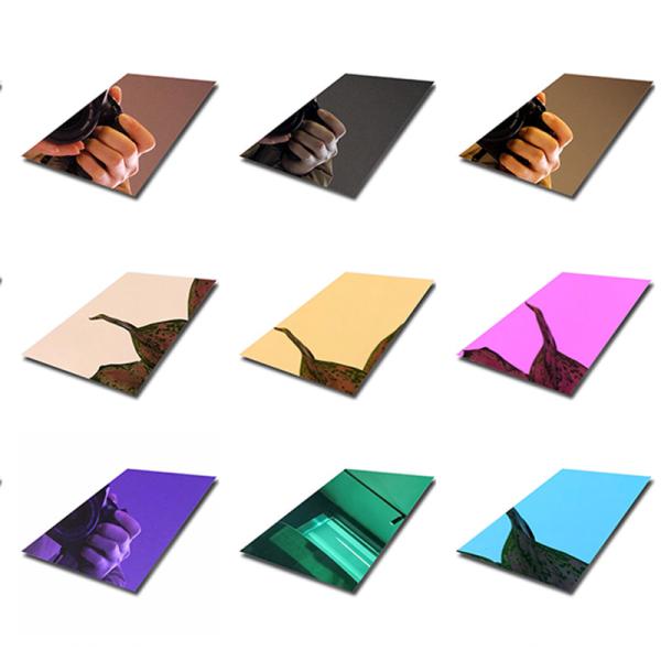unique Mirror Polished Stainless Steel Sheet 304 316 SS Sheet Pink
