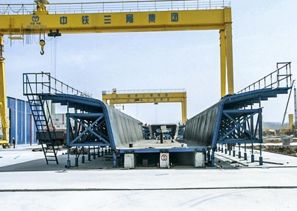 Viga de caixa pré-fabricada do cimento armado Q235 carcaça industrial, molde do molde de aço