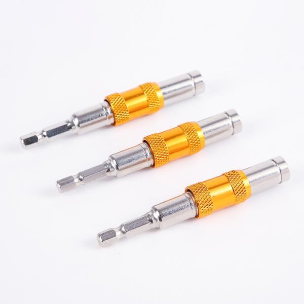 Electroplated Pivoting Bit Tip Holder for 89MM 1/4HEX Forged Chrome Vanadium Steel