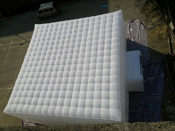 Waterproof White Inflatable Camping Tent 10mLX10mWX4.2mH Inflatable Event Tent