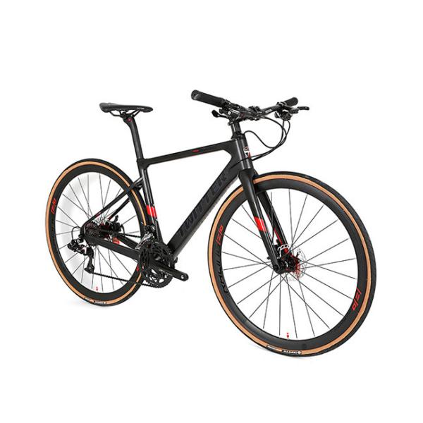 велосипед волокна углерода колеса 700x25C гибридный, рамка размера XL велосипеда кадра 45cm стабилизированная