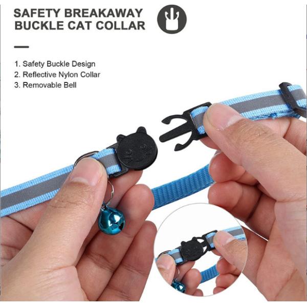 Воротник регулируемого кота Airtag изготовленный на заказ с держателем и колоколом Airtag силикона