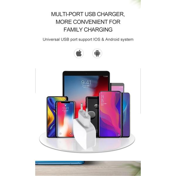 European USB Fast Wall Charger 240V 18w USB Charger Adapter