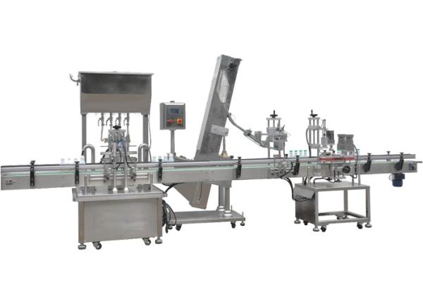 120ml Bottling Vegetable Edible Oil Bottle Filling Machine PLC Touch Screen Control