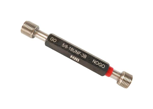 Outil de mesure Go et Nogo de 5/8-18 UNF 3B avec certificat de calibrage