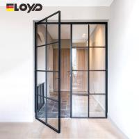 Ventilateur de paroi en verre glacé en aluminium