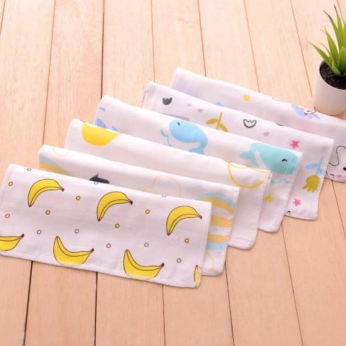 Mini Pure Cotton Handkerchiefs No Dye Face Cloths Safe For Sensitive Skin