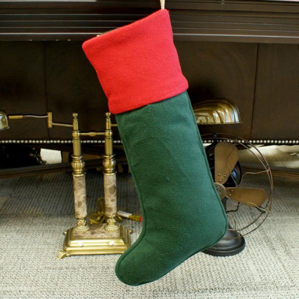 Plain Style Personalized Fashion Gifts Polyester Patchwork Christmas Stocking