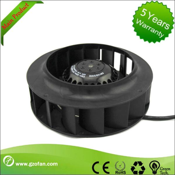 Ventilador de fã centrífugo da C.A., fãs de ventilação industriais compactos com o motor externo do rotor