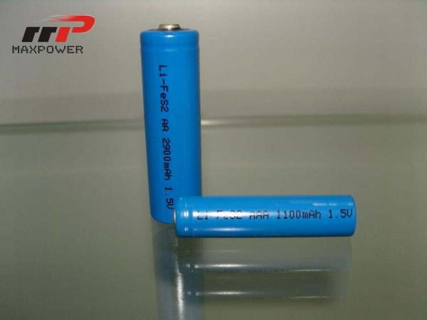 Alta temperatura preliminar da bateria de lítio do AAA LiFeS2 1100mAh 1.5V